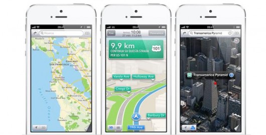 iPhone 5 Maps iOS 6