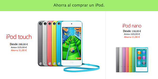 Black Friday Apple 29 Nov Descuentos - iPod