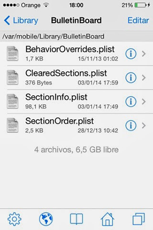 Centro Notificaciones Tiempo iOS 7 Cydia