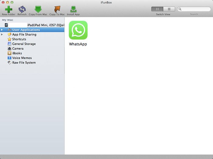 iFunbox Instalar WhatsApp iPad
