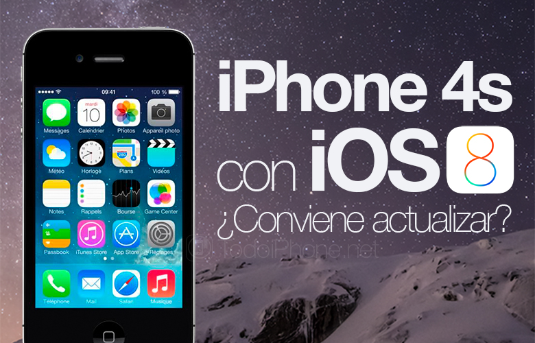 iPhone 4s con iOS 8 ¿Conviene actualizar?